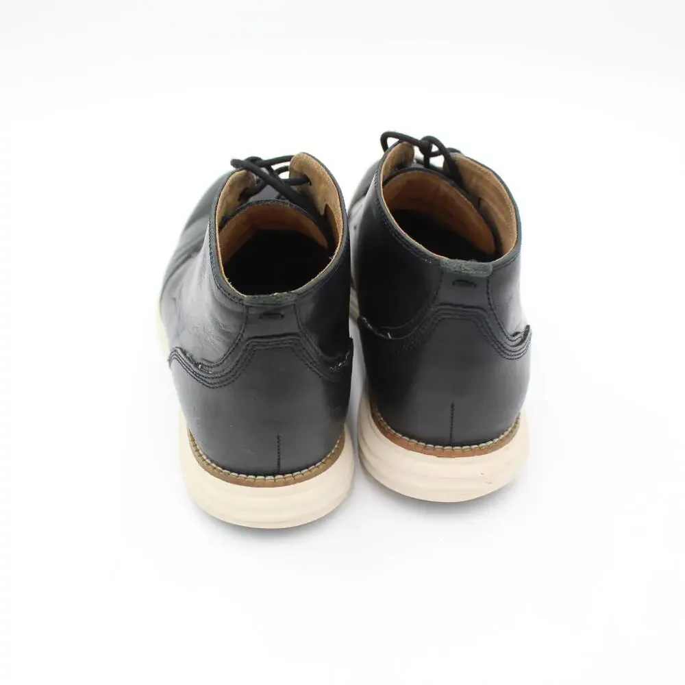 Cole Haan Grand Leather Boots Mens 11 Black Chukka Casual Comfort Office Travel